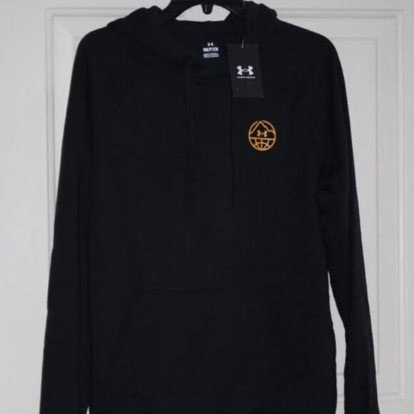 Men's Under Armour Rival Mountain Black Hoodie XL - Picture 1 of 5